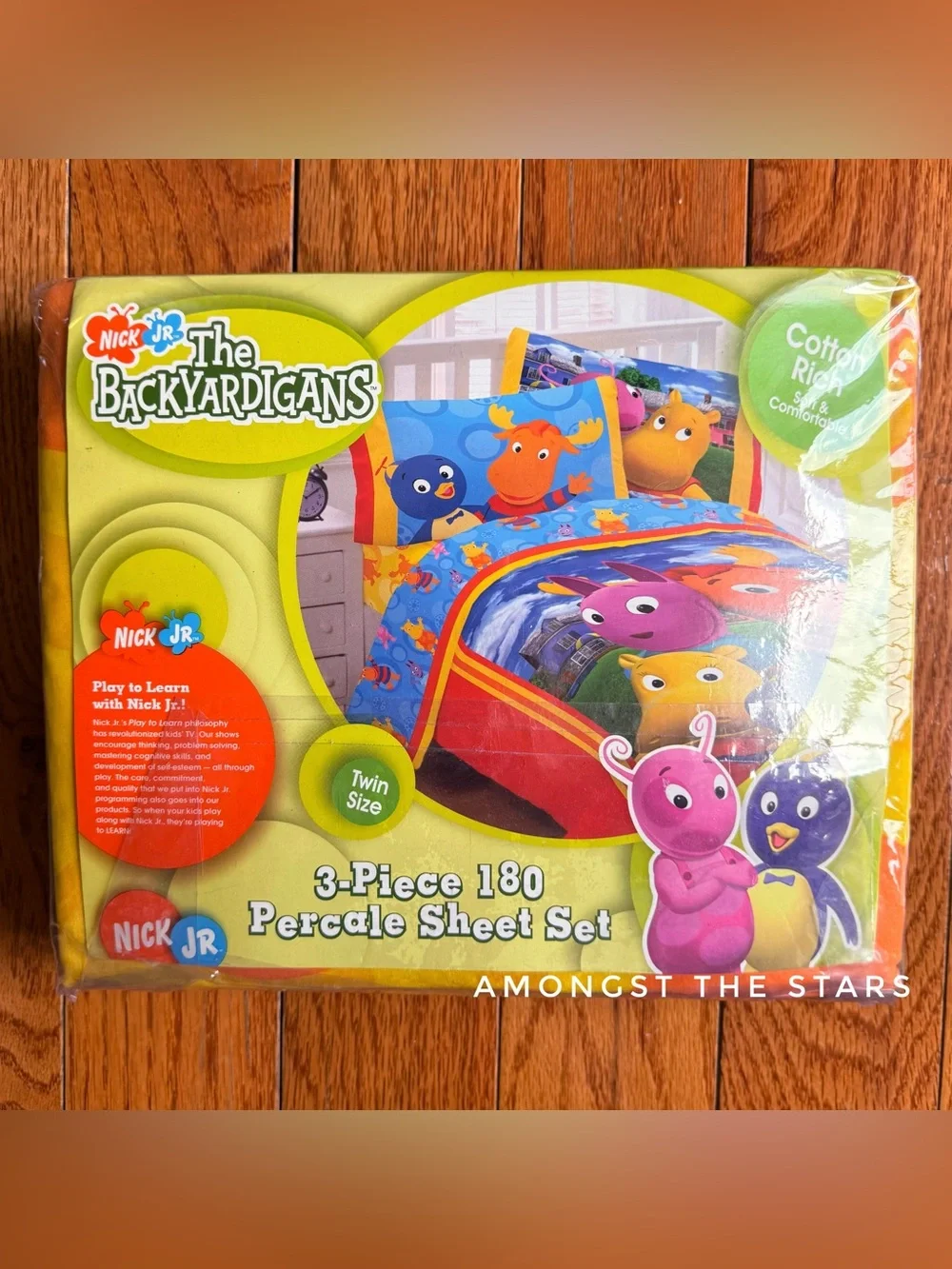 The Backyardigans 3 Piece Twin Fitted & Flat Sheet Pillowcase Set